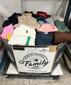 door to door branded clothing pallet suppliers