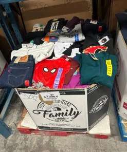 truckload brand name clothing pallets for sale