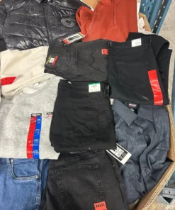bulk branded apparel pallets for resale