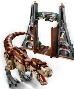 jurassic park lego t rex rampage